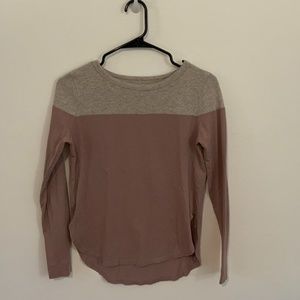 Loft Colorblock Long Sleeve - XS